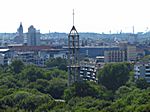 Blick auf den Turm der Kaiser-Friedrich-Gedächtniskirche