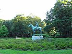 Denkmal "Amazone zu Pferd" auf dem Floraplatz