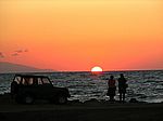 Sonnenuntergang, 06. August 2006 auf der Insel Kreta