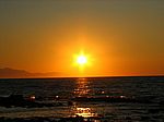 Sonnenuntergang, 06. August 2006 auf der Insel Kreta