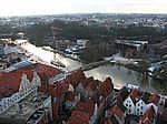Blick von der Petri-Kirche auf die Stadt Lübeck