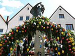 Detail des Osterbrunnens in Ebermannstadt