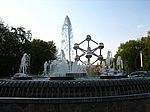 Blick auf das Atomium