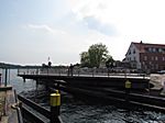 Drehbrücke Malchow - halb geöffnet